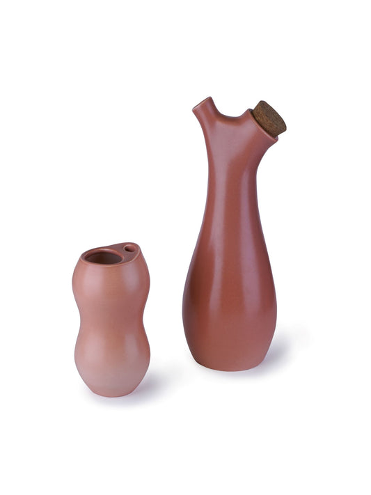Keramik Sake-Flasche "Misty Rose"
